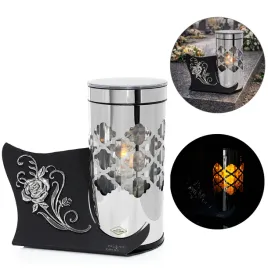 znicz-solarny-led-nowoczesny-lampion-szklany-roza-srebrny-premium