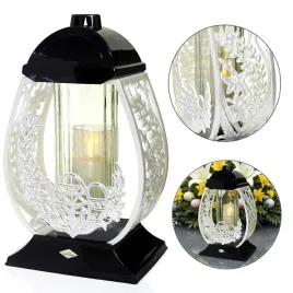 znicz-wielkanocny-duzy-pisanka-led-biala-perla-ze-srebrem-32cm