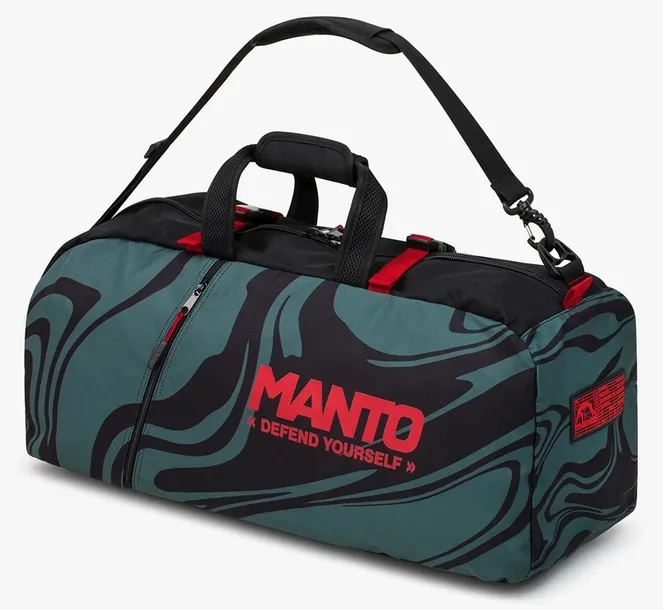 MANTO plecak TORBA sportowa 2w1 GRID zielona 69x30x30 cm - poj. 62L