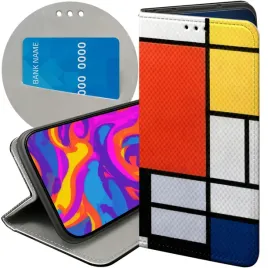 etui-z-klapka-do-motorola-moto-g73-wzory-piet-mondrain-abstrakcja-geometria