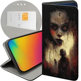 etui-do-motorola-moto-e6-plus-wzory-halloween-zombie-dynie-czaszki-wampiry