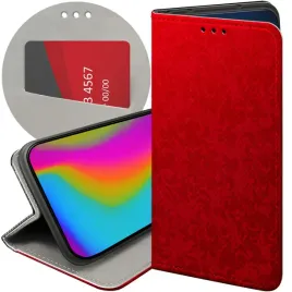etui-z-klapka-do-huawei-p30-wzory-czerwone-serca-roze-futeral-pokrowiec