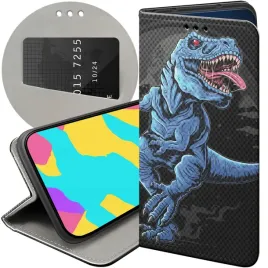 etui-z-klapka-do-iphone-12-pro-max-wzory-dinozaury-reptilia-prehistoryczne