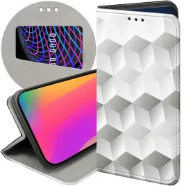 etui-z-klapka-do-nokia-3-4-wzory-3d-geometryczne-iluzja-futeral-pokrowiec