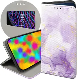 etui-z-klapka-do-samsung-galaxy-s22-wzory-fioletowe-fiolet-ksztalty-futeral