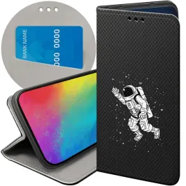 etui-z-klapka-do-samsung-galaxy-a12-wzory-astronauta-kosmonauta-rakieta