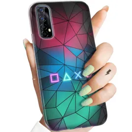 etui-do-realme-7-wzory-dla-gracza-gracz-gamer-game-over-obudowa-pokrowiec