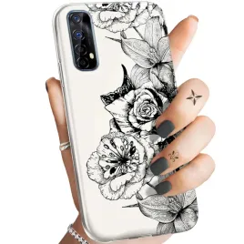 etui-do-realme-7-wzory-bezowe-kremowe-ecru-obudowa-pokrowiec-case