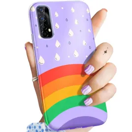 etui-do-realme-7-wzory-tecza-rainbow-obudowa-pokrowiec-case