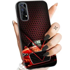 etui-do-realme-7-wzory-auto-motor-pojazdy-samochody-obudowa-pokrowiec-case