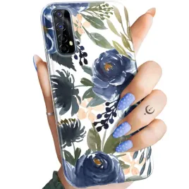 etui-do-realme-7-wzory-kwiaty-kwieciste-flower-obudowa-pokrowiec-case
