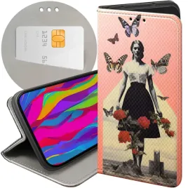etui-z-klapka-do-iphone-14-pro-wzory-collage-retro-vintage-futeral-case
