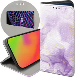 etui-z-klapka-do-realme-10-pro-5g-wzory-fioletowe-fiolet-ksztalty-futeral