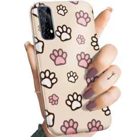 etui-do-realme-7-wzory-lapki-slady-lapa-stopa-obudowa-pokrowiec-case