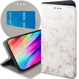 etui-z-klapka-do-samsung-galaxy-a40-wzory-biale-kamien-ksztalty-futeral