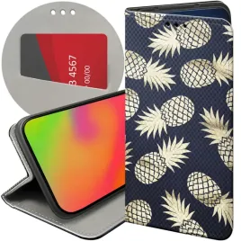 etui-z-klapka-do-iphone-14-pro-wzory-ananas-owoce-egzotyczne-futeral-case