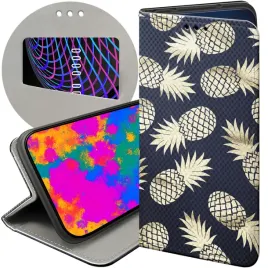 etui-z-klapka-do-samsung-galaxy-a54-5g-wzory-ananas-owoce-egzotyczne-case
