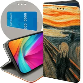 etui-z-klapka-do-realme-c21y-c25y-wzory-edvard-munch-krzyk-malarstwo-case