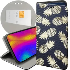 etui-z-klapka-do-motorola-moto-e6-plus-wzory-ananas-owoce-egzotyczne-case
