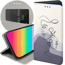 etui-z-klapka-do-huawei-p30-pro-wzory-continuous-line-art-kreska-linie-case