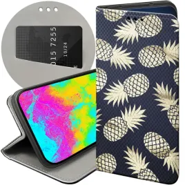 etui-z-klapka-do-xiaomi-mi-11-lite-4g-5g-wzory-ananas-owoce-egzotyczne