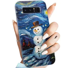 etui-do-samsung-galaxy-note-8-wzory-balwan-zima-snieg-obudowa-pokrowiec