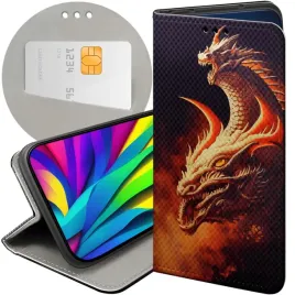 etui-z-klapka-do-samsung-galaxy-a53-5g-wzory-smoki-dragon-taniec-smokow