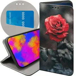etui-z-klapka-do-motorola-moto-g22-4g-wzory-roza-z-roza-rose-futeral-case