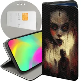 etui-do-motorola-moto-g22-4g-wzory-halloween-zombie-dynie-czaszki-wampiry