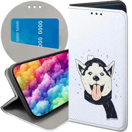 etui-z-klapka-do-motorola-moto-g22-4g-wzory-husky-psy-pieski-futeral-case