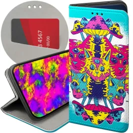 etui-z-klapka-do-motorola-moto-g22-4g-wzory-psycho-lsd-psychodelic-grzybki