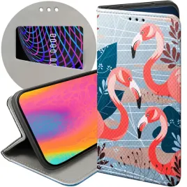 etui-z-klapka-do-motorola-moto-g22-4g-wzory-flaming-flamingi-ptaki-futeral