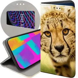 etui-z-klapka-do-motorola-moto-g22-4g-wzory-gepard-cetki-panterka-futeral