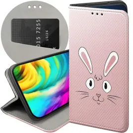 etui-z-klapka-do-motorola-moto-g22-4g-wzory-krolik-zajac-bunny-futeral-case
