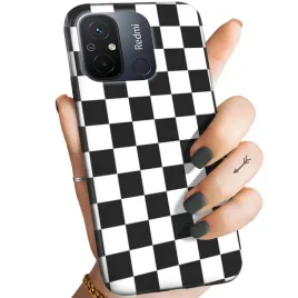 etui-matowe-do-xiaomi-redmi-12c-wzory-bialy-czarny-czarno-bialy-obudowa