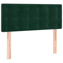 zaglowek-do-lozka-ciemnozielony-100x5x78-88-cm-aksamit