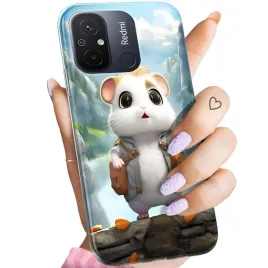 etui-do-xiaomi-redmi-12c-wzory-chomiki-szynszyle-myszowate-obudowa-case