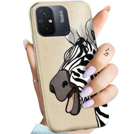 etui-do-xiaomi-redmi-12c-wzory-zebra-zeberka-paski-obudowa-pokrowiec-case