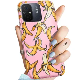 etui-do-xiaomi-redmi-12c-wzory-banan-owoc-zolty-obudowa-pokrowiec-case
