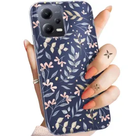 etui-do-redmi-note-12-5g-poco-x5-wzory-floral-botanika-bukiety-obudowa