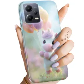 etui-do-redmi-note-12-5g-poco-x5-wzory-jednorozec-bajki-ksiezniczki-case