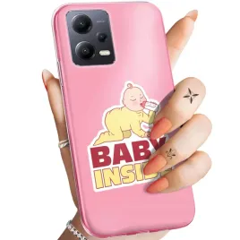 etui-do-redmi-note-12-5g-poco-x5-wzory-gender-reveal-pregnant-baby-shower
