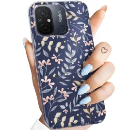 etui-do-xiaomi-redmi-12c-wzory-floral-botanika-bukiety-obudowa-pokrowiec