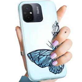 etui-do-xiaomi-redmi-12c-wzory-motyle-butterfly-barwne-obudowa-pokrowiec