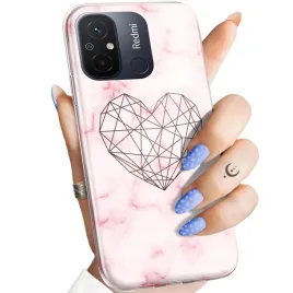 etui-do-xiaomi-redmi-12c-wzory-serce-serduszka-milosc-obudowa-pokrowiec