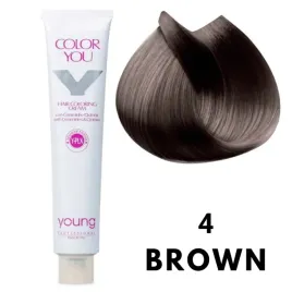 young-farba-do-wlosow-brazowa-brown-z-plexem-ceramidami-4-color-you-100ml