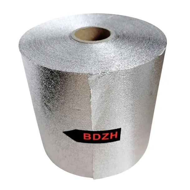 FOLIA FRYZJERSKA ALUMINIOWA RYFLOWANA w pudełku z metalowym obcinaczem 157m