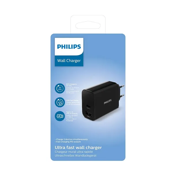 ladowarka-podwojna-usb-philips-30w-usb-typ-c-quick-charge-pd-marka-phillips