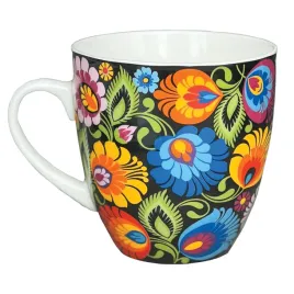 kubek-folk-duzy-1000-ml-lowicki-czarny-folkstar