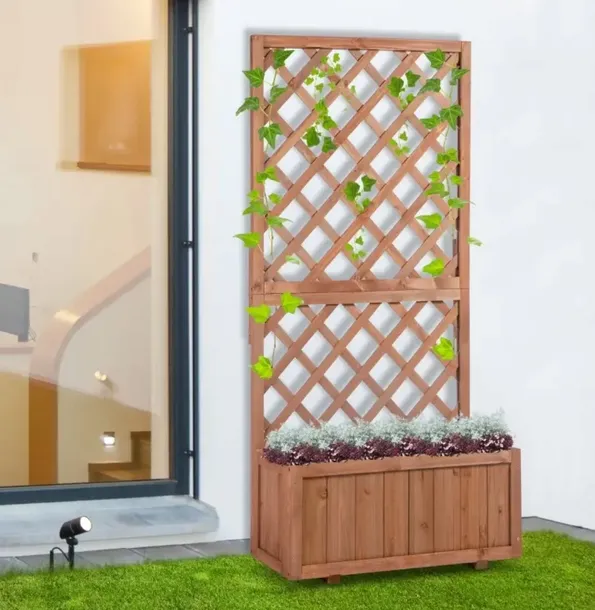 donica-z-pergola-material-wykonania-drewno